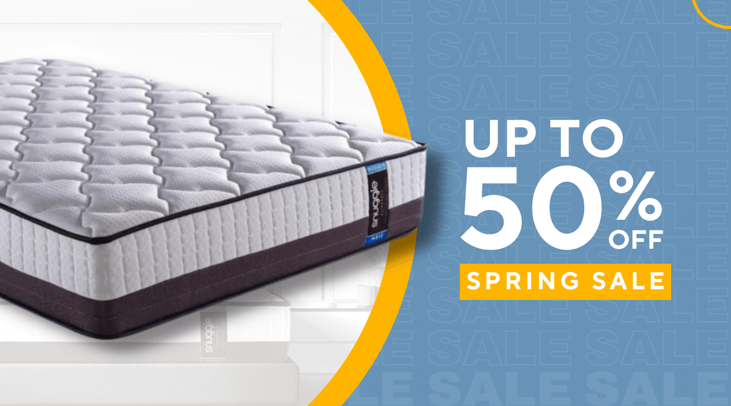 offer spring mattress sale at snuggle