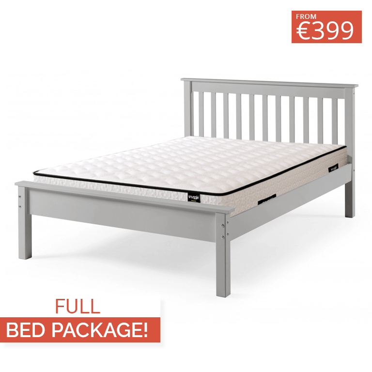 Grey Wooden Bed Package