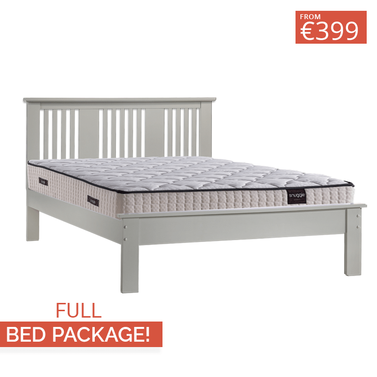 Grey Wooden Bed Package